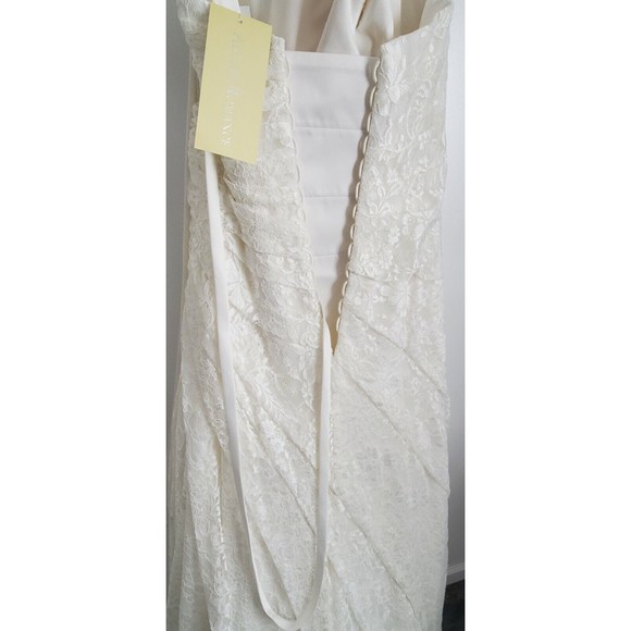NWT Allure Bridals Lace Ivory Wedding Dress Size‎ 22 Size 12 - Picture 6 of 12
